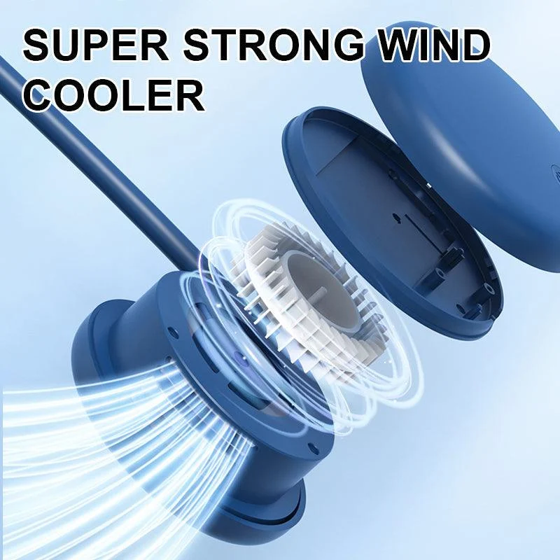 Foldable USB Mini Portable Neck Fan -  - #tag1#