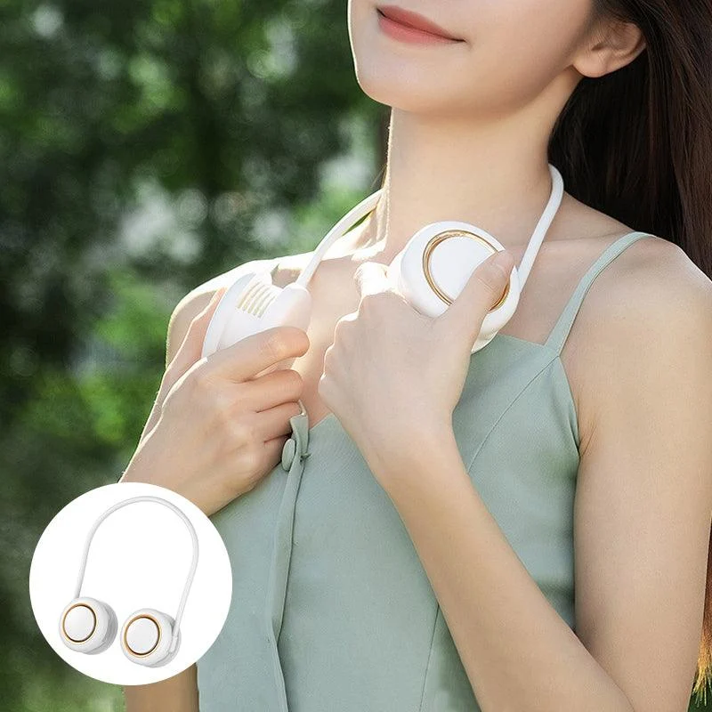 Foldable USB Mini Portable Neck Fan -  - #tag1#