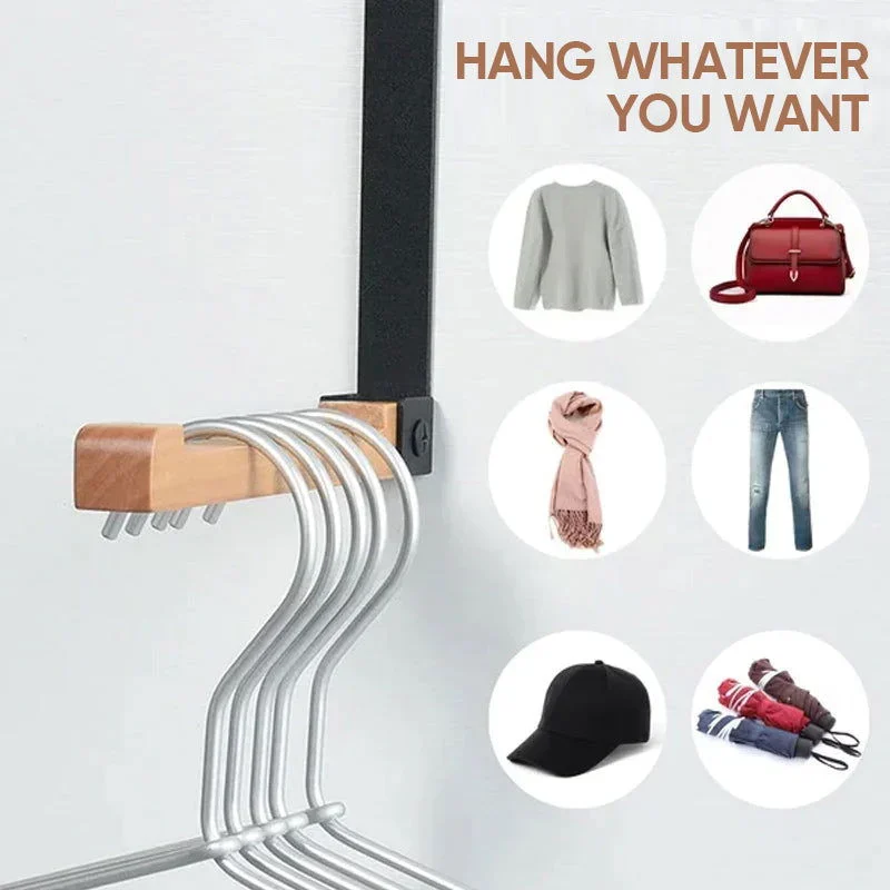 Foldable Wood Over The Door Hooks -  - #tag1#