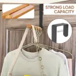 Foldable Wood Over The Door Hooks tag1