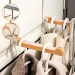 Foldable Wood Over The Door Hooks tag1