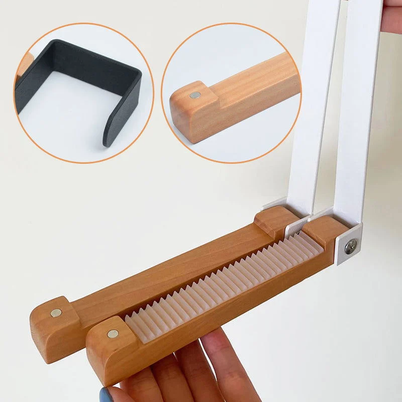 Foldable Wood Over The Door Hooks -  - #tag1#