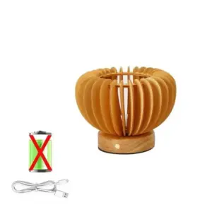 Foldable lamp - Moonlight - Wireless - Wooden night light