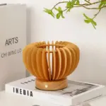 Foldable lamp Moonlight Wireless Wooden night light tag1