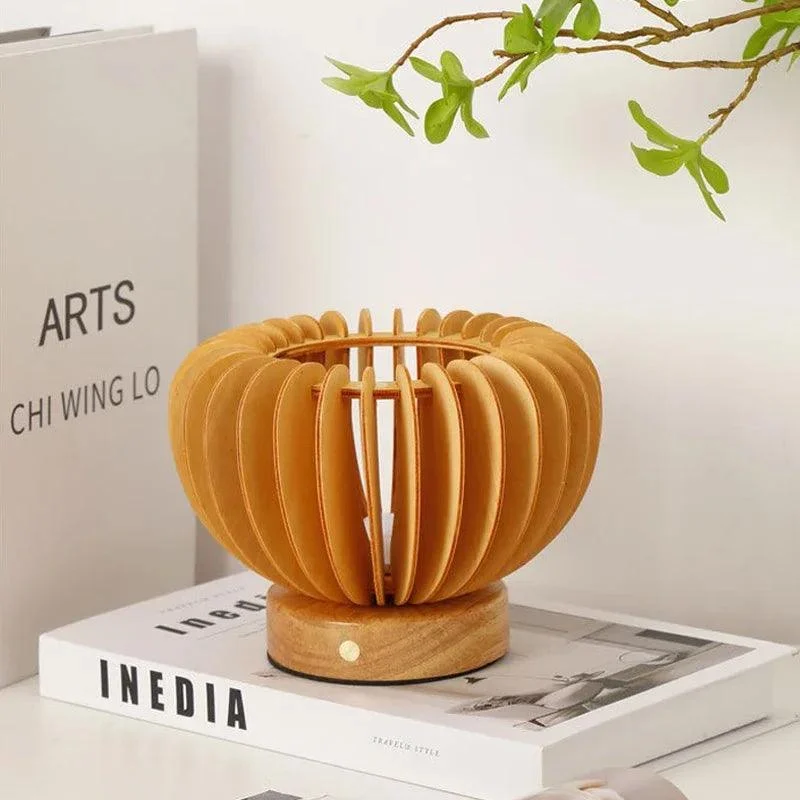 Foldable lamp - Moonlight - Wireless - Wooden night light -  - #tag1#