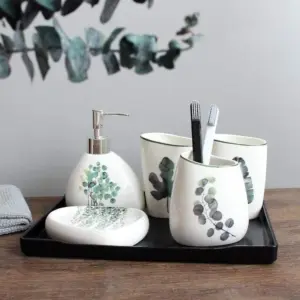 Foliage Bathroom Set