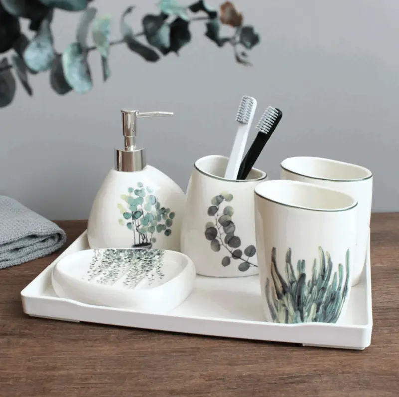 Foliage Bathroom Set tag1