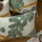 Foliage Tuft Pillow Cover tag1