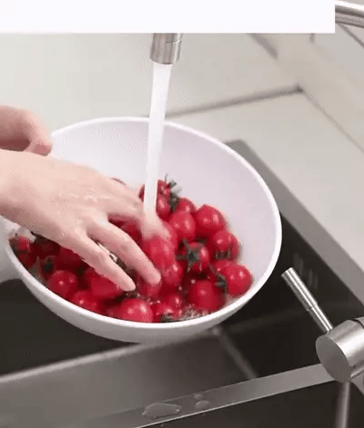 Food Drainer Basket - Draino - Silicone - Multifunctional -  - #tag1#