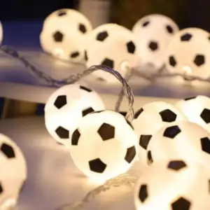 Football Design LED String Night Light Garland