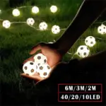 Football Design LED String Night Light Garland tag1