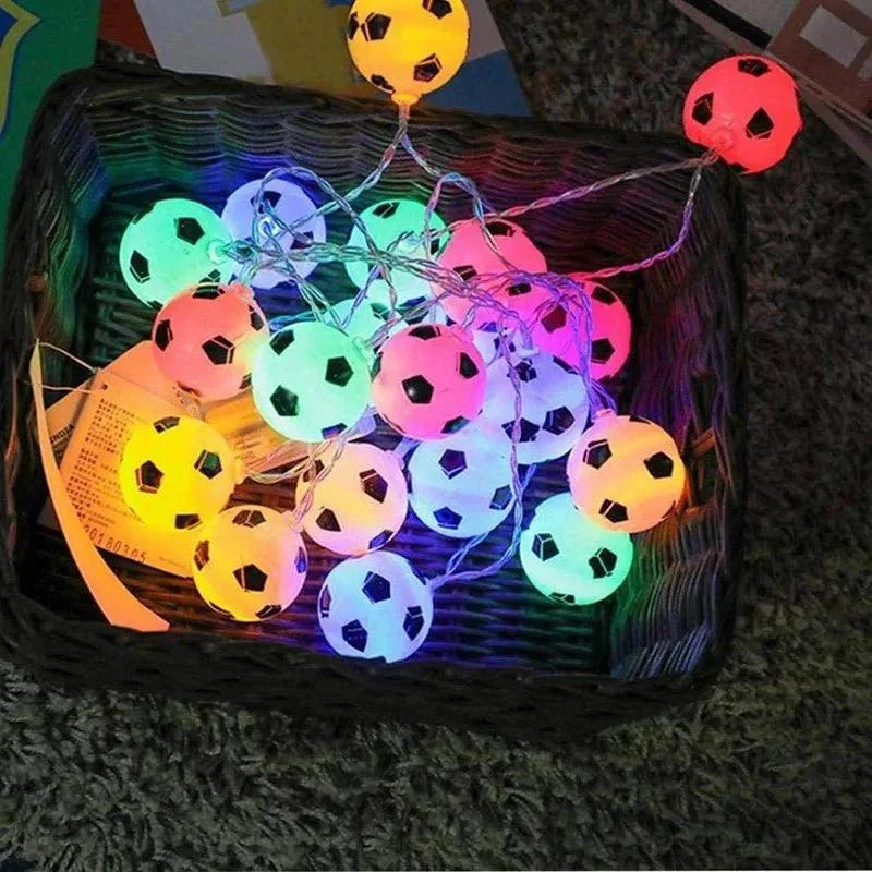 Football Design LED String Night Light Garland -  - #tag1#
