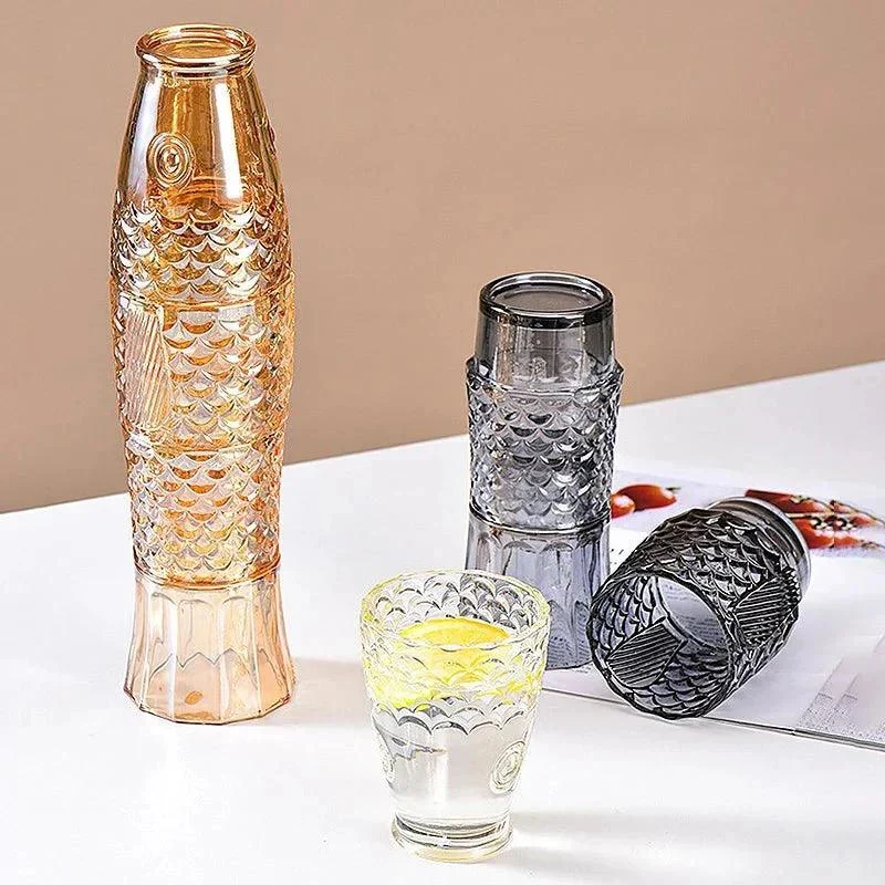 Four Piece Koi Carp Shape Stackable Cup Set -  - #tag1#