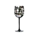 Four Seasons Tree Wine Glasses Hand Painted Art tag1