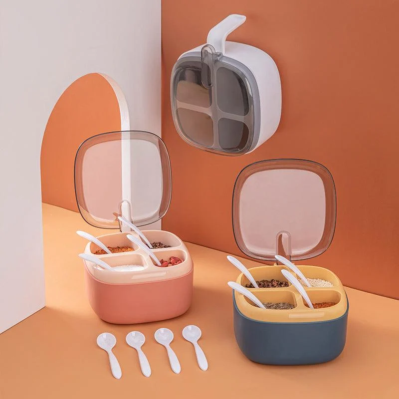 Four seasoning box with lid -  - #tag1#