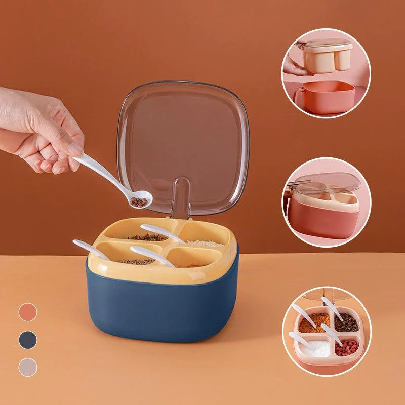 Four seasoning box with lid -  - #tag1#