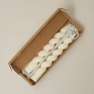 Fragranced Spiral Scented Taper Candles