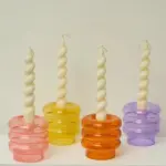 Fragranced Spiral Scented Taper Candles tag1