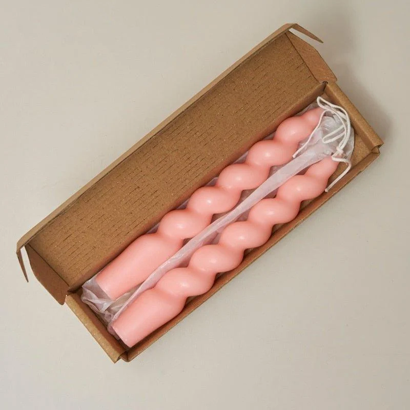 Fragranced Spiral Scented Taper Candles -  - #tag1#
