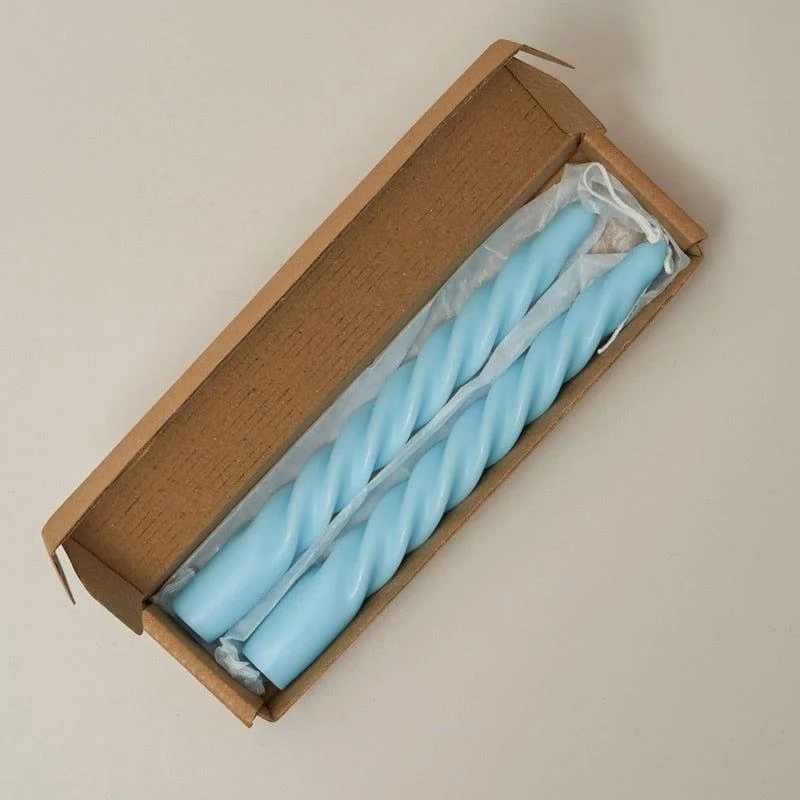 Fragranced Spiral Scented Taper Candles -  - #tag1#
