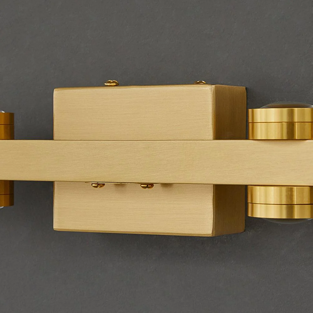 Freja - Modern LED Wall Lamp, Black/Gold, Bathroom, Metal -  - #tag1#