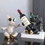 French-Bulldog-Wine-Cabinet-Red-Wine-Storage-Rack-Dog-Butler-Table-Decoration-Wine-Cabinet-Red-Wine French Bulldog Wine Cabinet Red Wine Storage Rack Dog Butler Table Decoration Wine Cabinet Red Wine