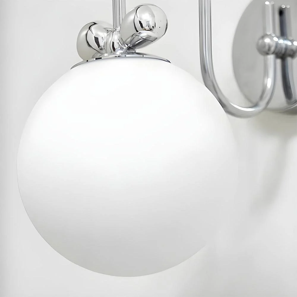 French Cream White Glass Wall Lamp -  - #tag1#