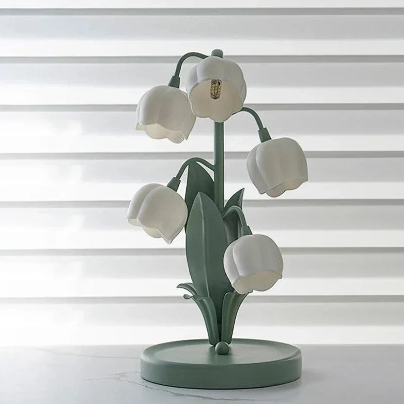 French Flower LED Pastoral Bedside Girl Bedroom Nordic
Lighting Lamp -
