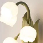 French Flower LED Pastoral Bedside Girl Bedroom Nordic Lighting Lamp