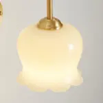 French Flower Shadow Glass Wall Lamp tag1