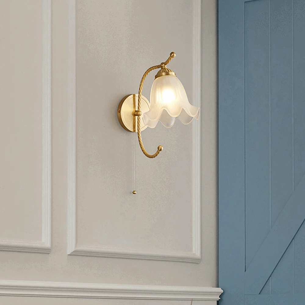 French Living Room Retro Glass Wall Lamps -  - #tag1#