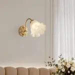 French Living Room Retro Glass Wall Lamps tag1