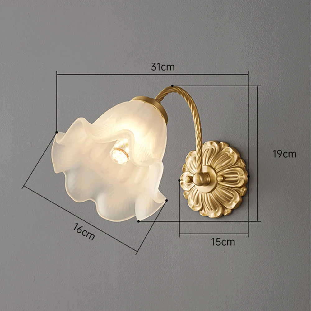 French Living Room Retro Glass Wall Lamps -  - #tag1#