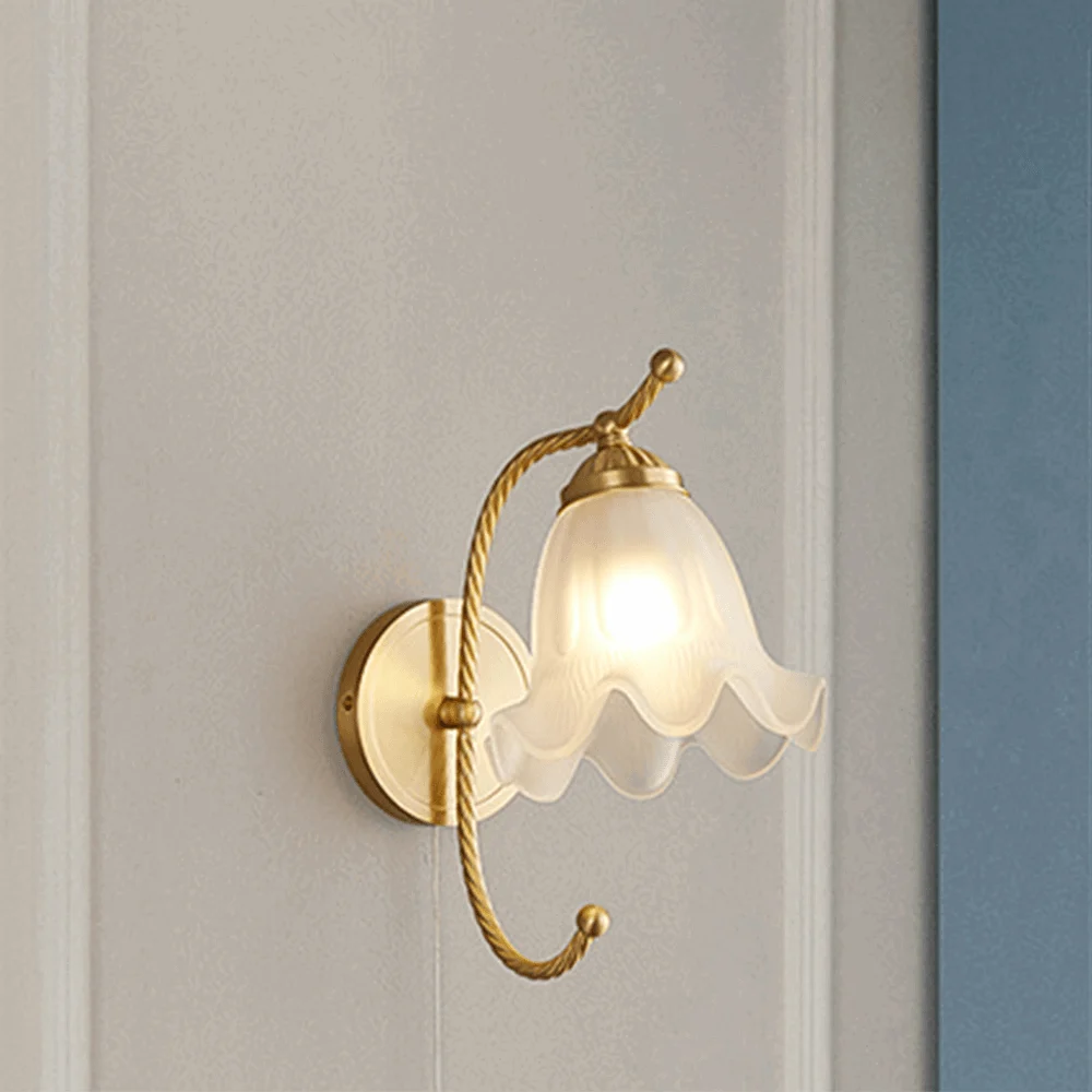 French Living Room Retro Glass Wall Lamps -  - #tag1#