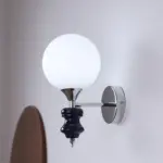 French Medieval Vintage Bauhaus Wall Lamp tag1