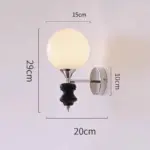 French Medieval Vintage Bauhaus Wall Lamp tag1