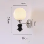 French Medieval Vintage Bauhaus Wall Lamp tag1