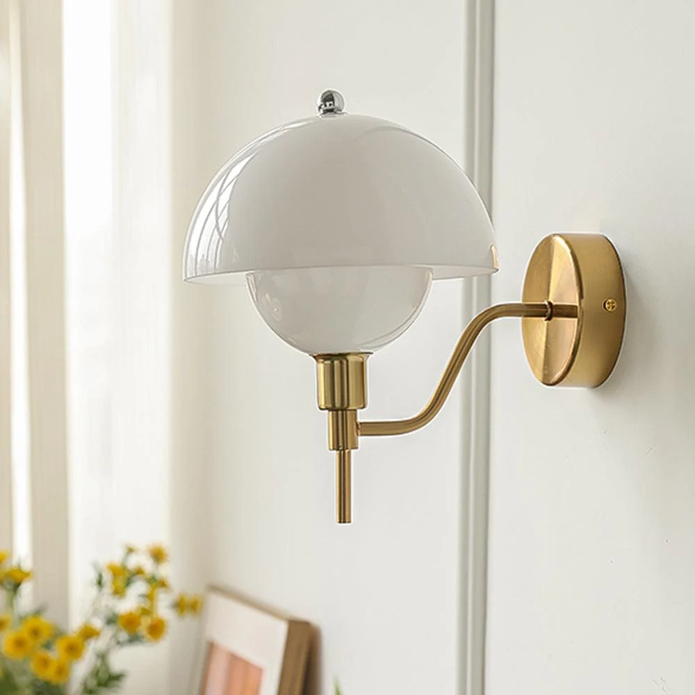 French Mushroom Glass Wall Lamp -  - #tag1#