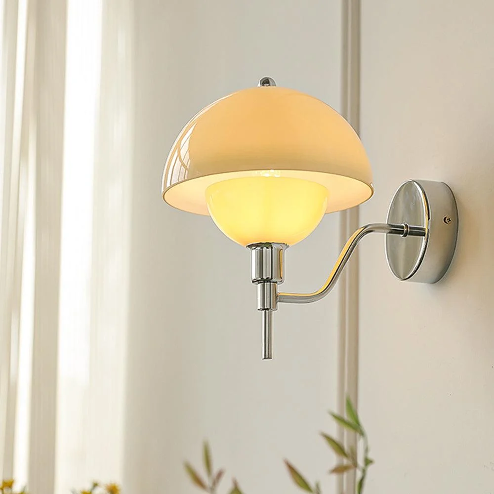 French Mushroom Glass Wall Lamp -  - #tag1#