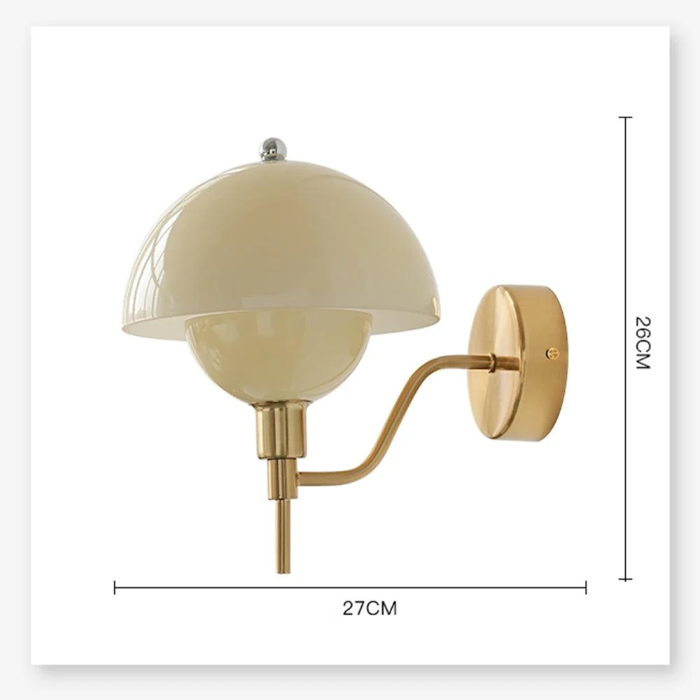 French Mushroom Glass Wall Lamp -  - #tag1#