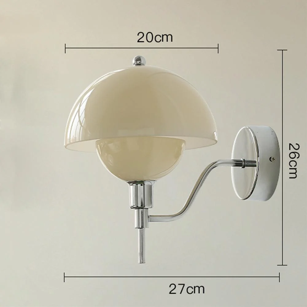 French Mushroom Glass Wall Lamp -  - #tag1#