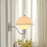 French Mushroom Glass Wall Lamp tag1