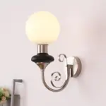French Retro Glass 1 Light Wall Lamp tag1