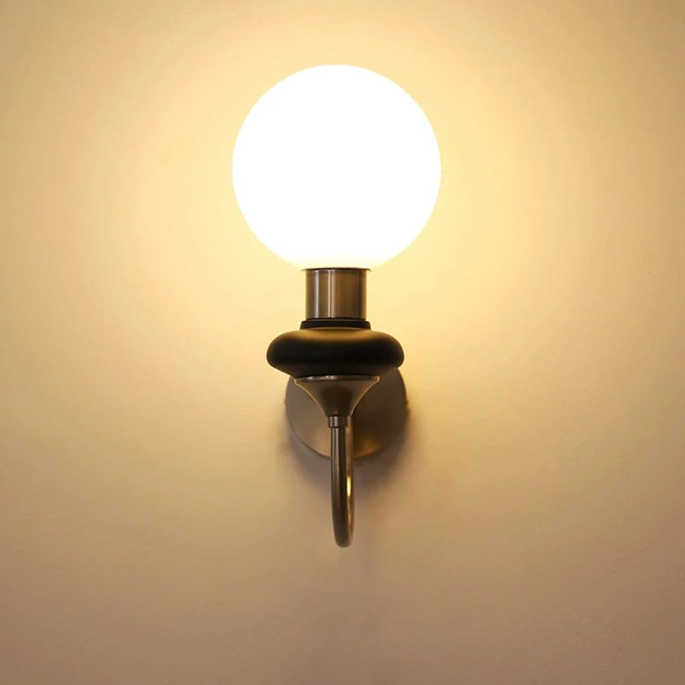 French Retro Glass 1-Light Wall Lamp -  - #tag1#