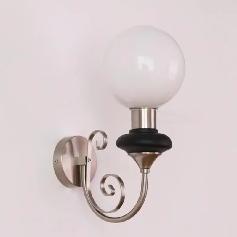 French Retro Glass 1 Light Wall Lamp tag1