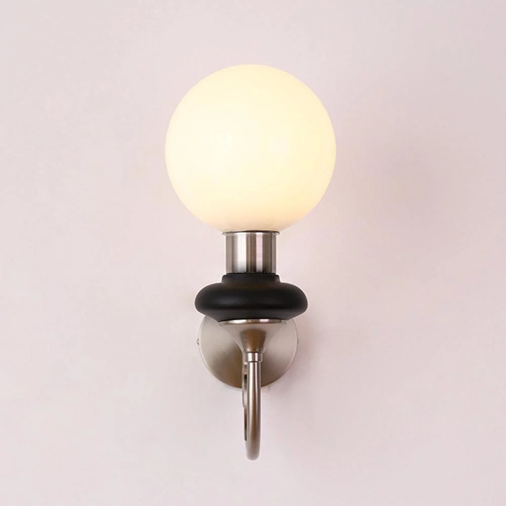 French Retro Glass 1-Light Wall Lamp -  - #tag1#