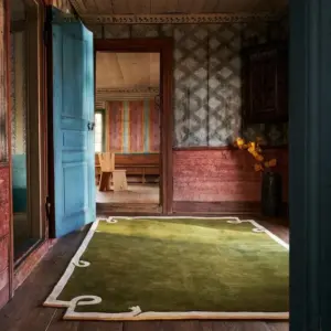French Retro Hand Design Carpet Rug
