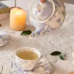 French Style Angel Hand Painted Tea Set