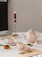 French Style Angel Hand Painted Tea Set