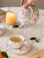 French Style Angel Hand Painted Tea Set